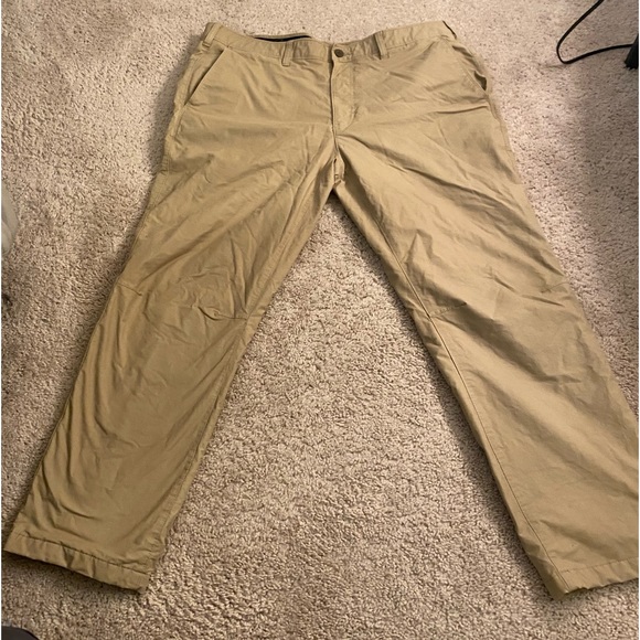 Men’s Eddie Bauer Snowcat Fleece-Lined Canvas Pants - Picture 4 of 6